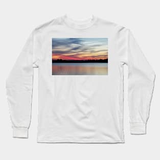 Red Skyline Long Sleeve T-Shirt